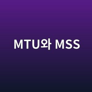 MTU와 MSS의 차이 및 패킷 단편화가 네트워크 성능에 미치는 영향 5 mtuec9980 mss 1792304651